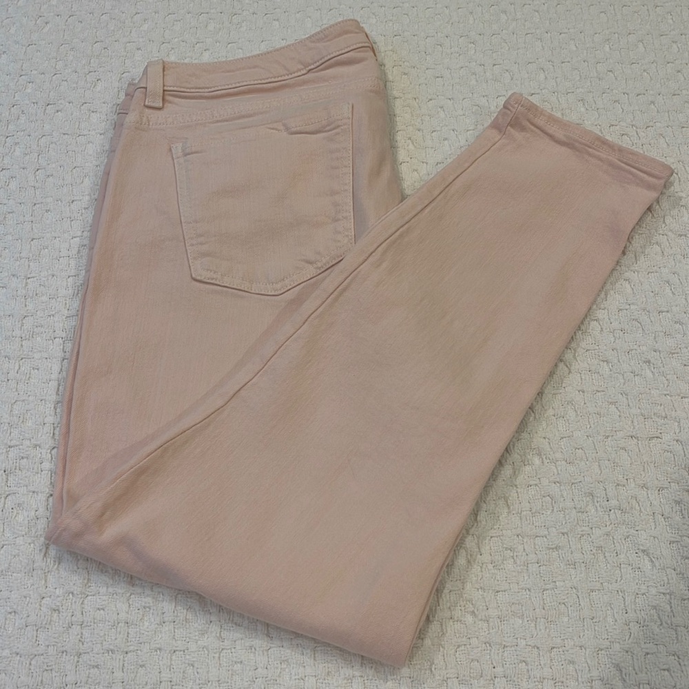 Michael Kors pink ankle jeans 👖 size 10/12 (17.75” waist).